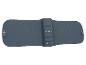 Ceinture de stimulation musculaire grise avec commandes de chaleur et TENS.