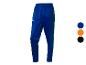 Pantalons de sport bleus avec options de couleur.