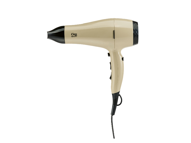 Sèche-cheveux Cien Beauty couleur beige.