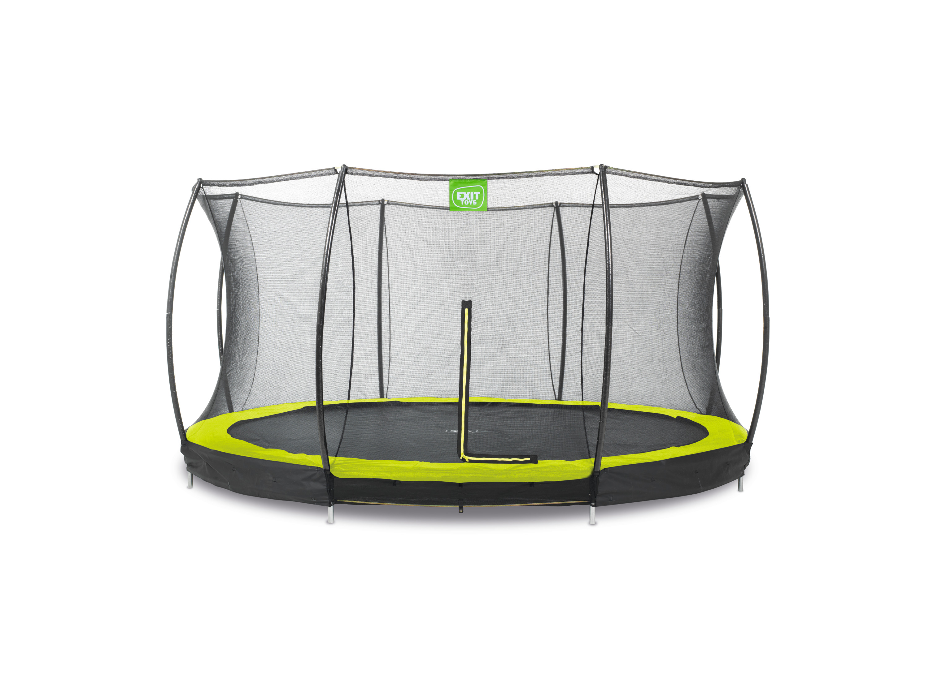 Exit Toys Trampoline au sol Silhouette avec filet de sécurité (ø 427 cm)