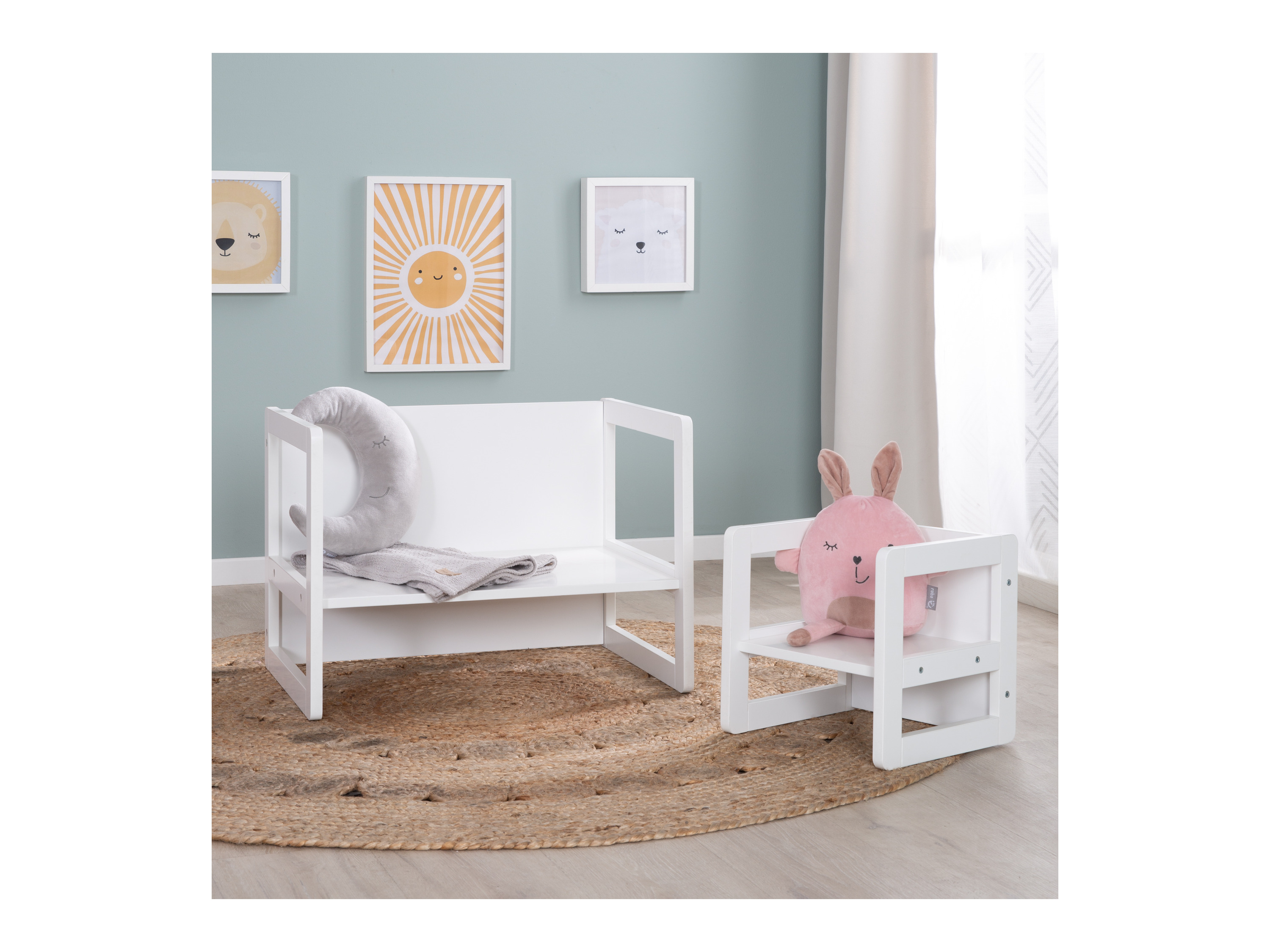 ROBA Ensemble de bureau enfant 3 en 1 - vue 4