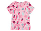 T-shirt rose à manches courtes avec un imprimé marin.