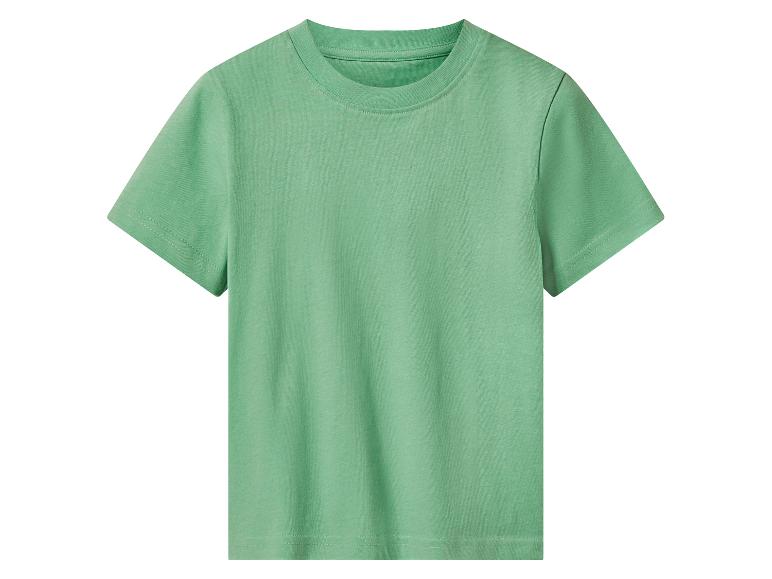 T-shirt vert clair uni à manches courtes