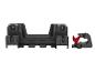 Un support à outils Parkside noir avec un crochet rouge