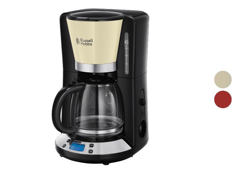 Cafetière Russell Hobbs noire et crème.