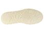 Semelle de baskets crème, design minimaliste.