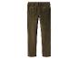 Pantalon en velours côtelé marron avec poches arrière et boutons