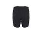 Short de sport noir pour homme avec taille élastique et poche arrière.