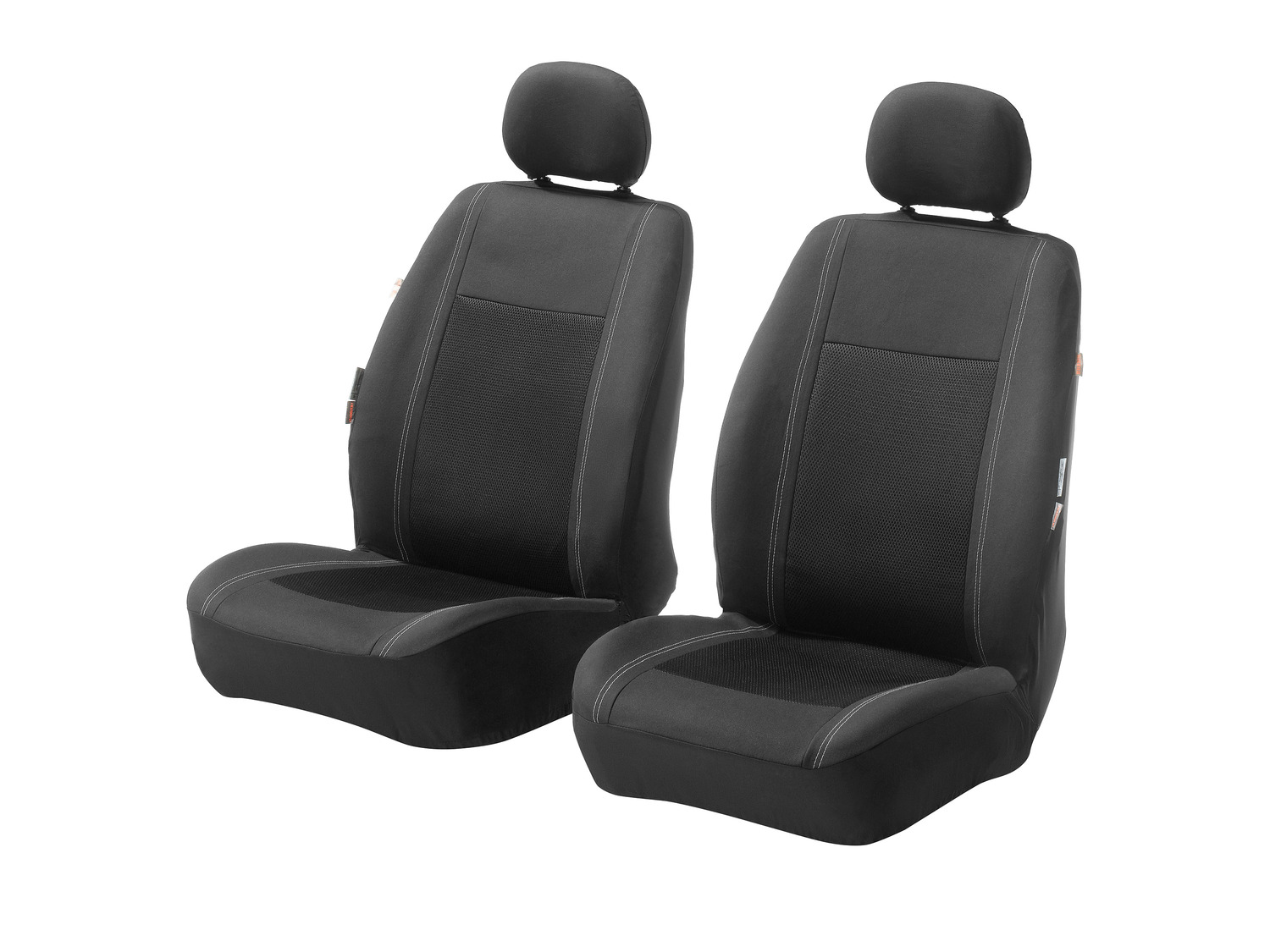 1 pièces Housse de siège Coussin de protection pour voiture meuble Noir +  Blanc