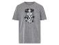 Un t-shirt gris avec un motif Spider-Man.