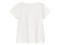 T-shirt blanc pour enfant à manches courtes.