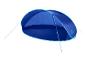 Auvent de plage bleu Crivit, idéal pour la protection solaire.