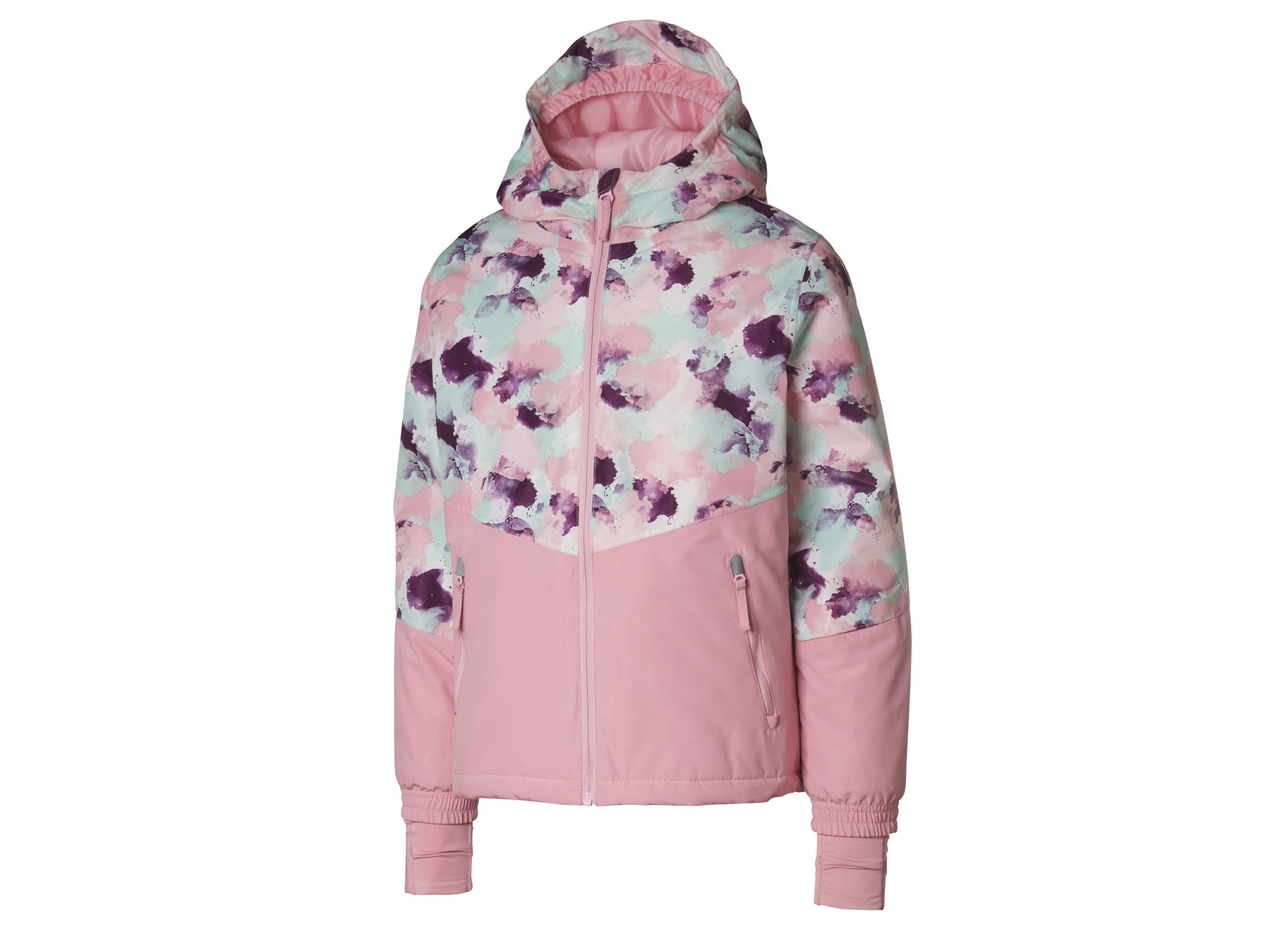CRIVIT Veste de ski fille (6-8 ans, Motif/rose)