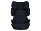 Un siège auto Cybex bleu foncé, modèle Solution X i-Fix.