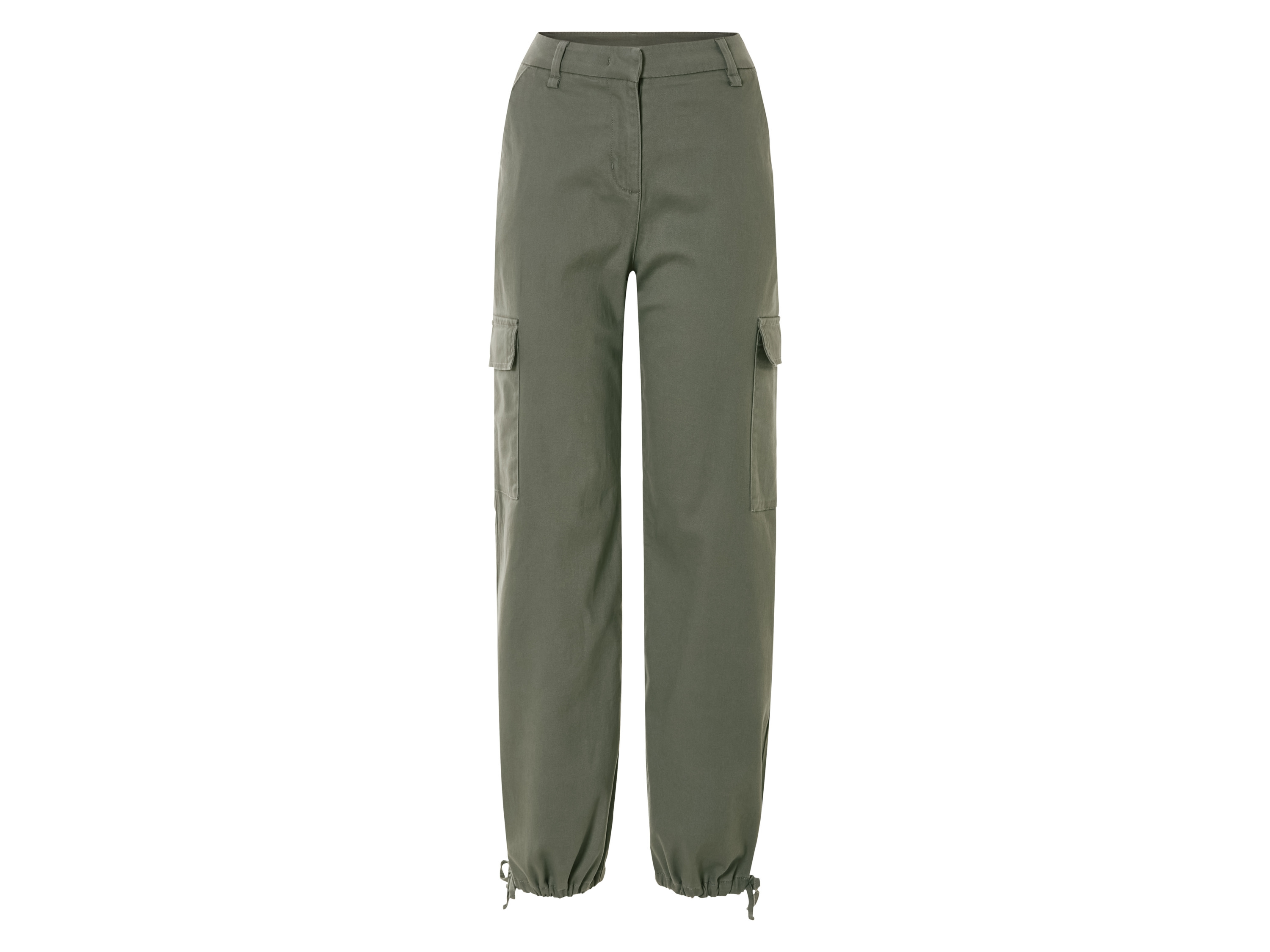 esmara® Pantalon cargo femme (kaki, 36)
