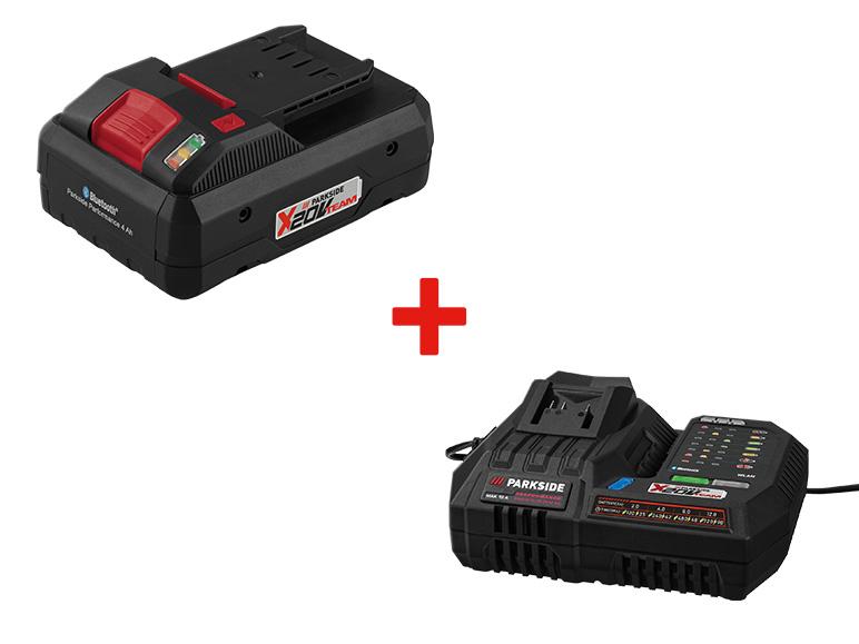 Batterie et chargeur Parkside X20V Team.