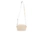 Sac bandoulière beige avec sangle rayée