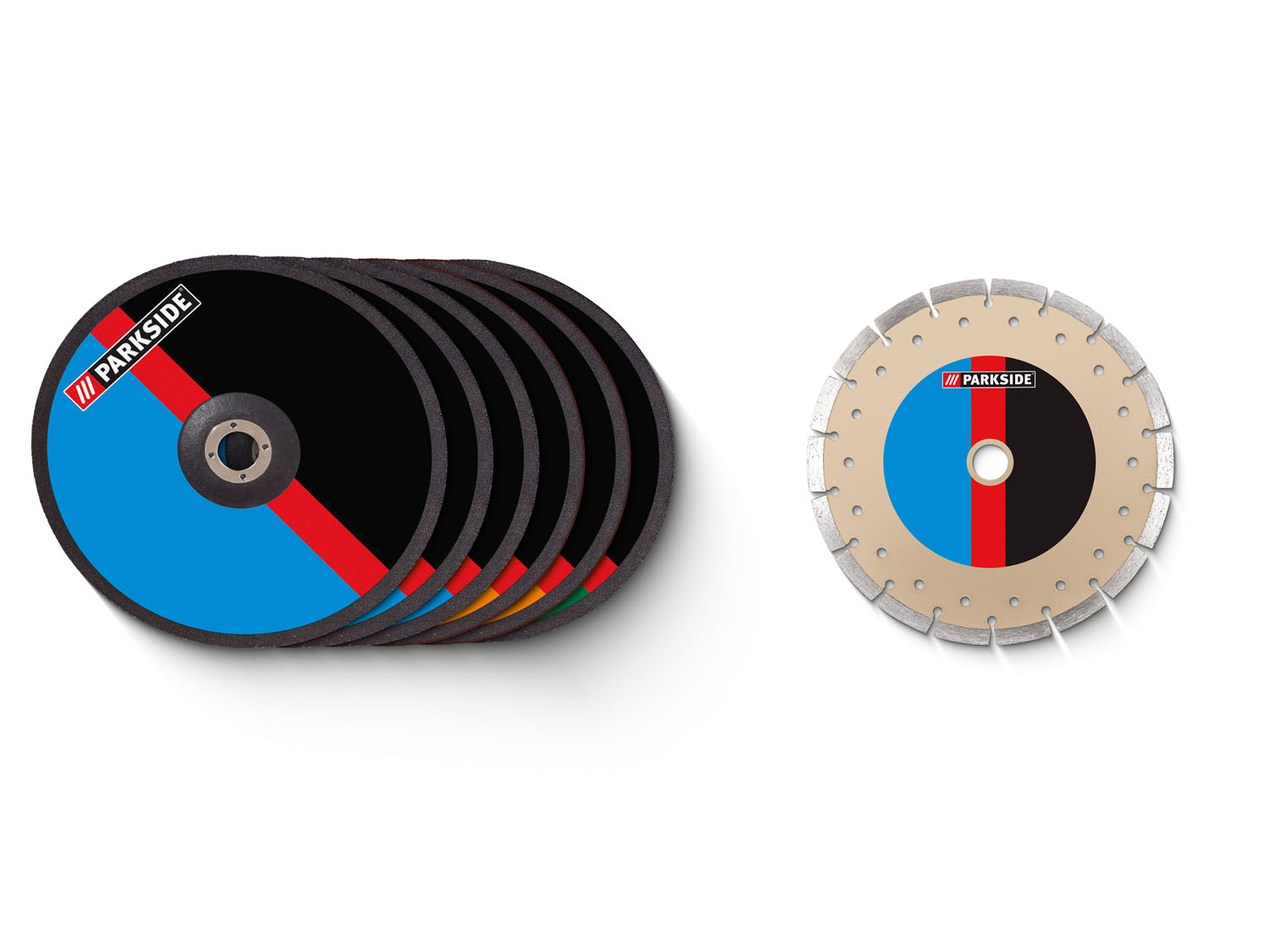 PARKSIDE® Set de disques tronçonnage ou disque diamanté