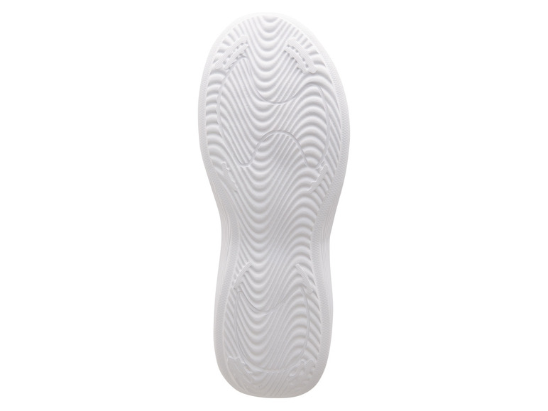 Semelle blanche d'une basket.