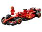 Voiture de course de Formule 1 LEGO Ferrari avec pilote.