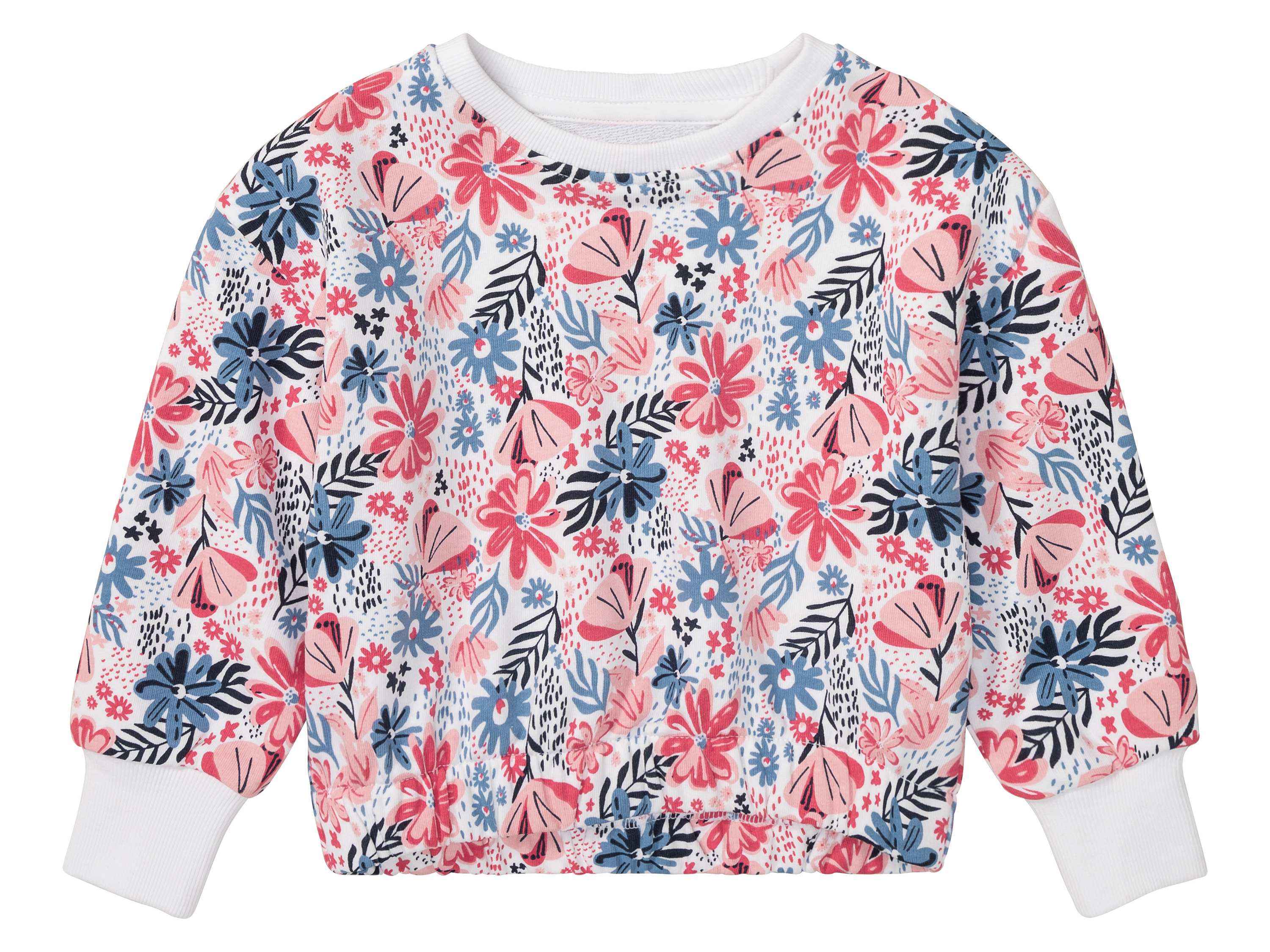 lupilu® Sweat petite fille (2-4 ans, blanc)