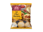 Emballage de 12 mini Bapaos au poulet, 168 g.