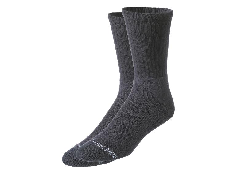 Deux paires de chaussettes Parkside grises.
