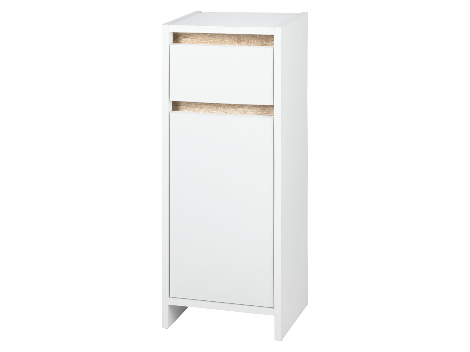 LIVARNO home Armoire latérale de salle de bains Oslo, 32 x 80 x 28 cm, blanche