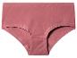 Une culotte rose en coton taille haute.