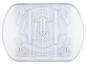 Un emballage alimentaire en plastique transparent.