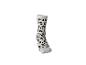 Chaussette blanche à motif léopard