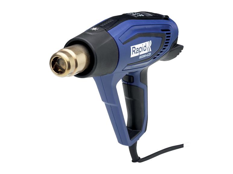 Pistolet thermique LIVARNO® »R2200-LCD« bleu et noir avec affichage numérique.