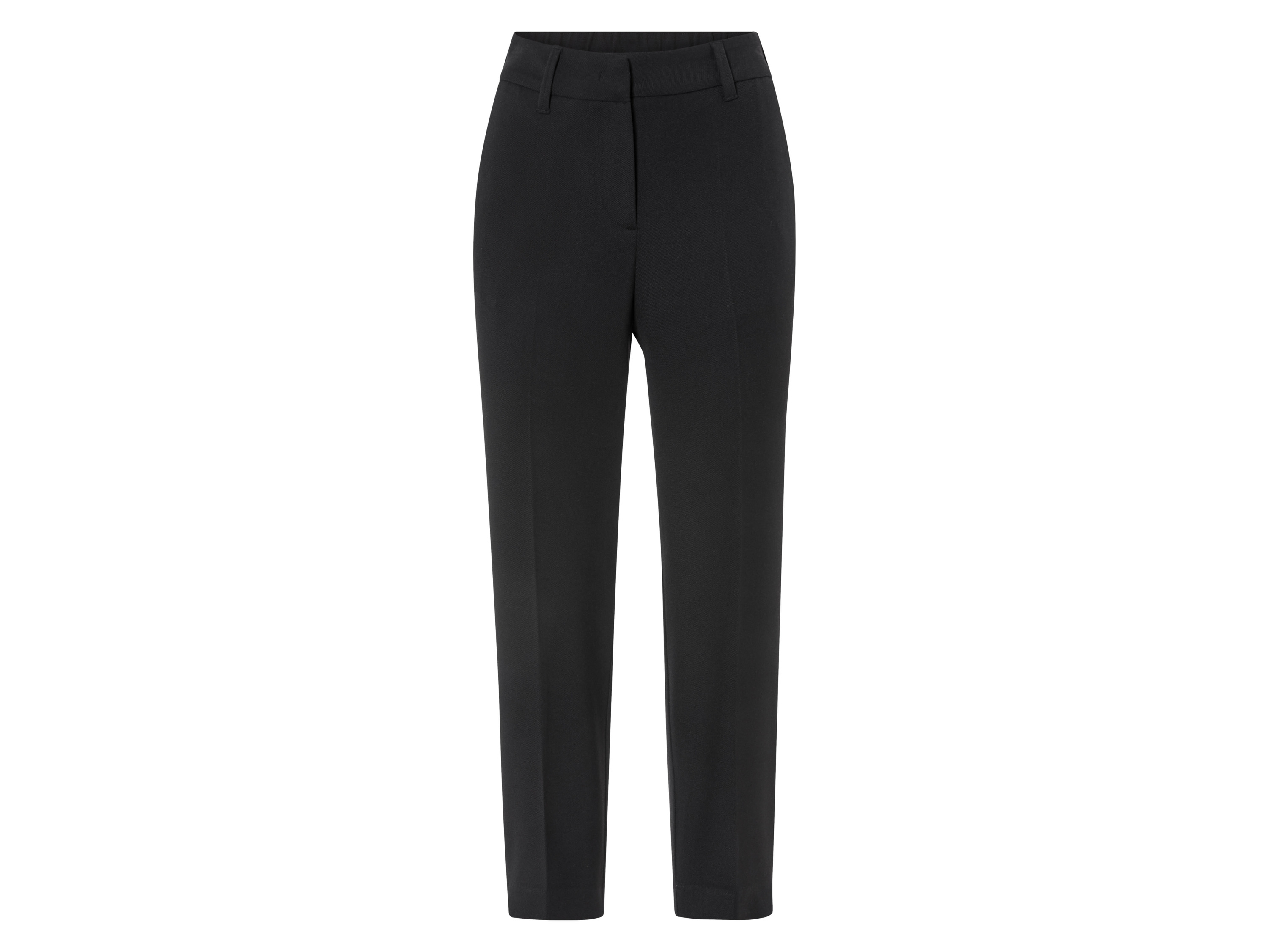 esmara® Pantalon droit femme (noir, 36)