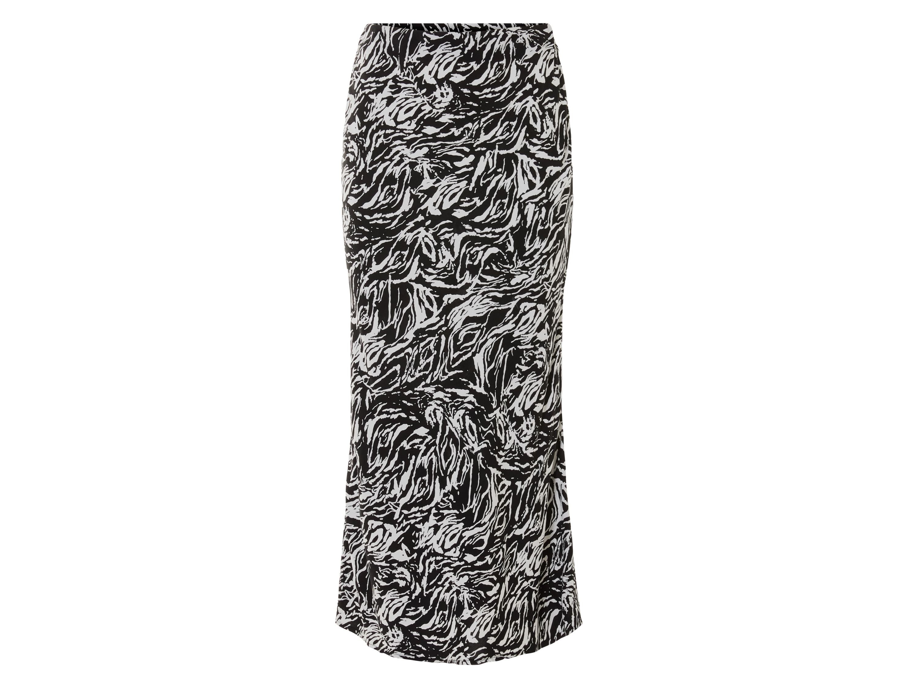 esmara® Jupe mi-longue femme (noir/beige, 36)