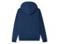 Un sweat à capuche bleu foncé à manches longues.