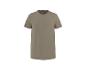 T-shirt basique gris-vert à manches courtes