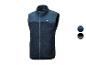 Gilet polaire Parkside pour homme en bleu avec détails noirs et fermeture éclair.