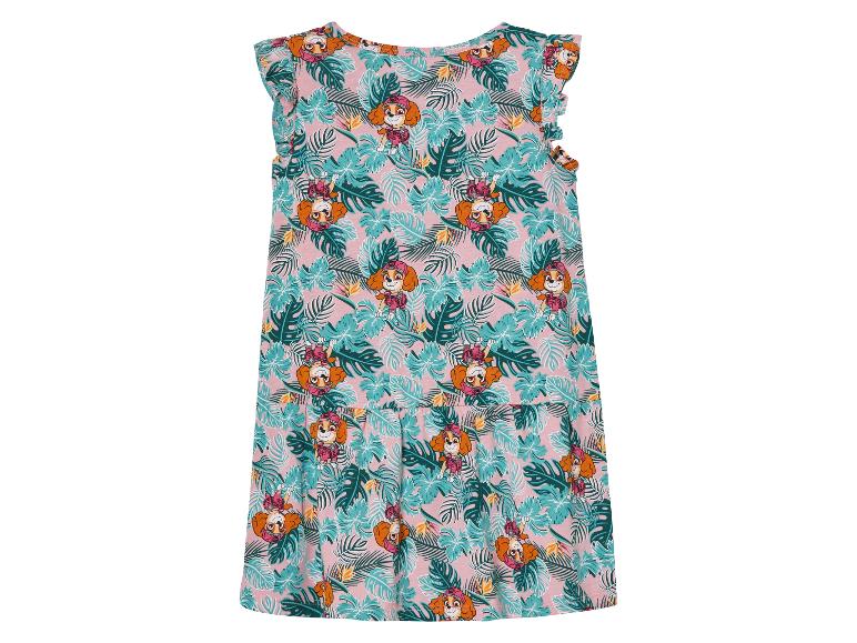 Robe pour fille, motif tropical Paw Patrol.