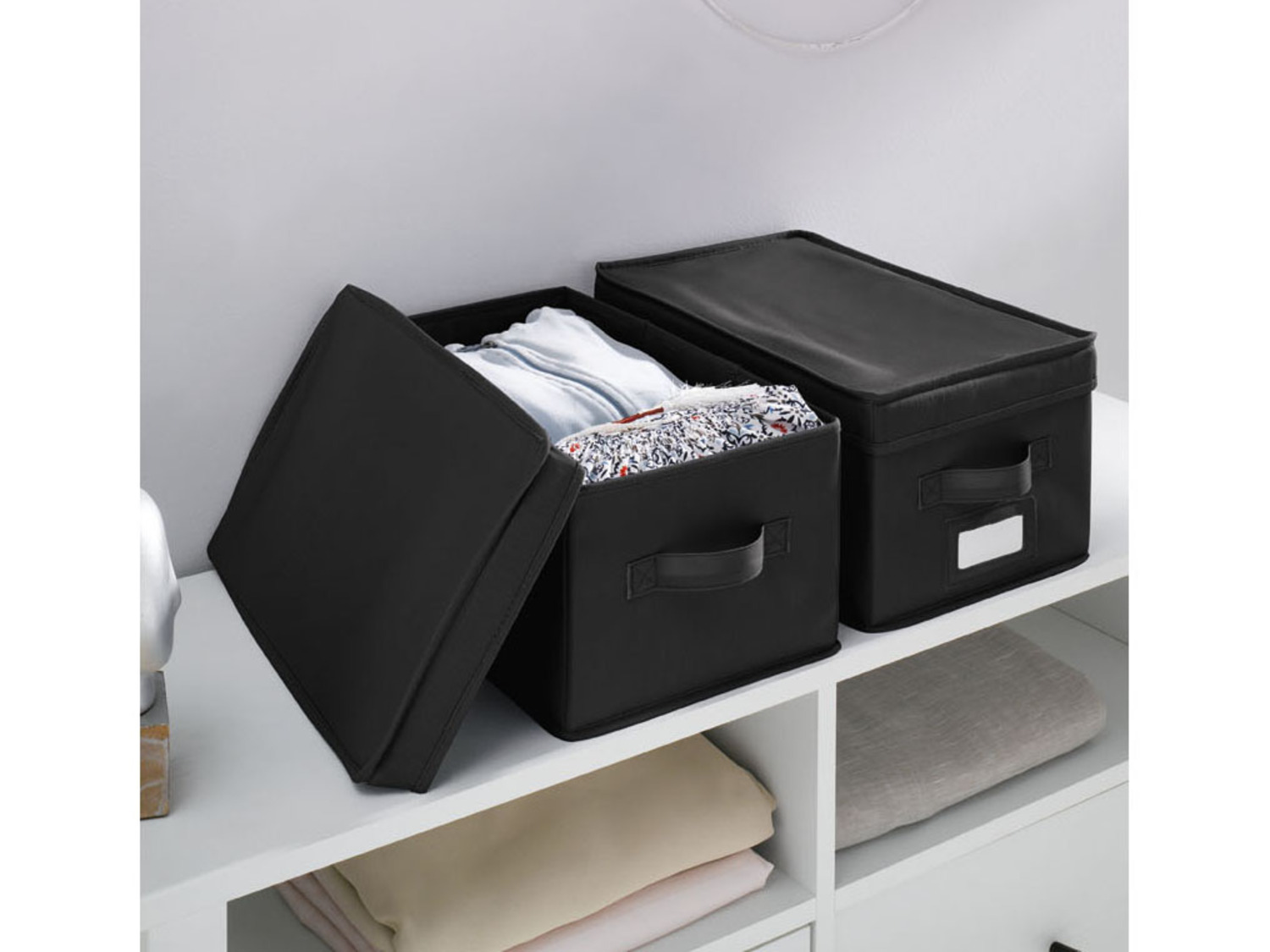 LIVARNO home Boîtes de rangement, empilables LIDL