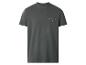 T-shirt gris avec le texte 'LIFE BEGINS at the end of COMFORT ZONE'.