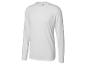 T-shirt blanche à manches longues CRIVIT pour homme.
