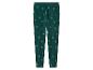 Pantalon de jogging vert avec imprimé sapins de Noël