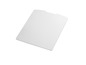 Un étui en plastique blanc pour un lecteur CD.