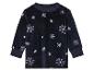 Sweat-shirt noir à manches longues avec un motif de flocons de neige.