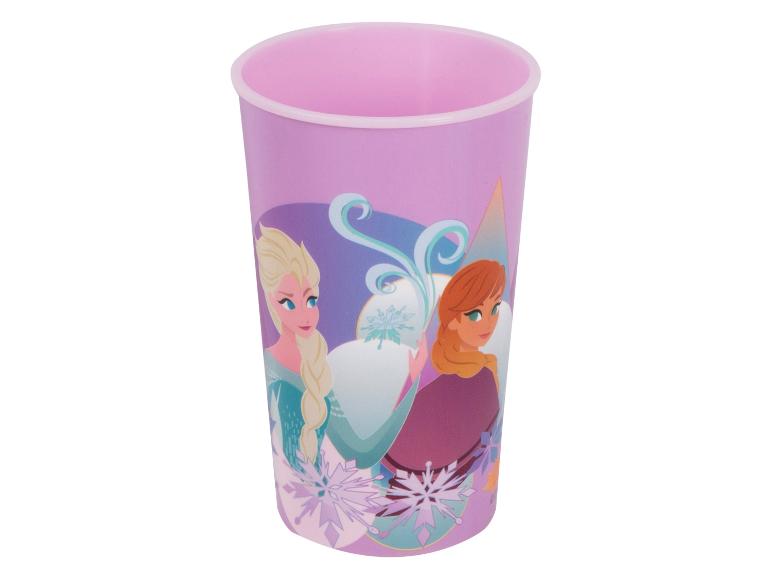 Gobelet plastique Disney La Reine des Neiges avec Elsa et Anna.