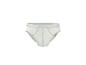 Slip homme blanc avec surpiqûres grises