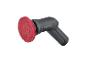 Un nettoyeur électrique portable SilverCrest avec une brosse rouge.