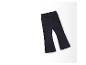 Jeans flare en velours côtelé foncé pour filles.