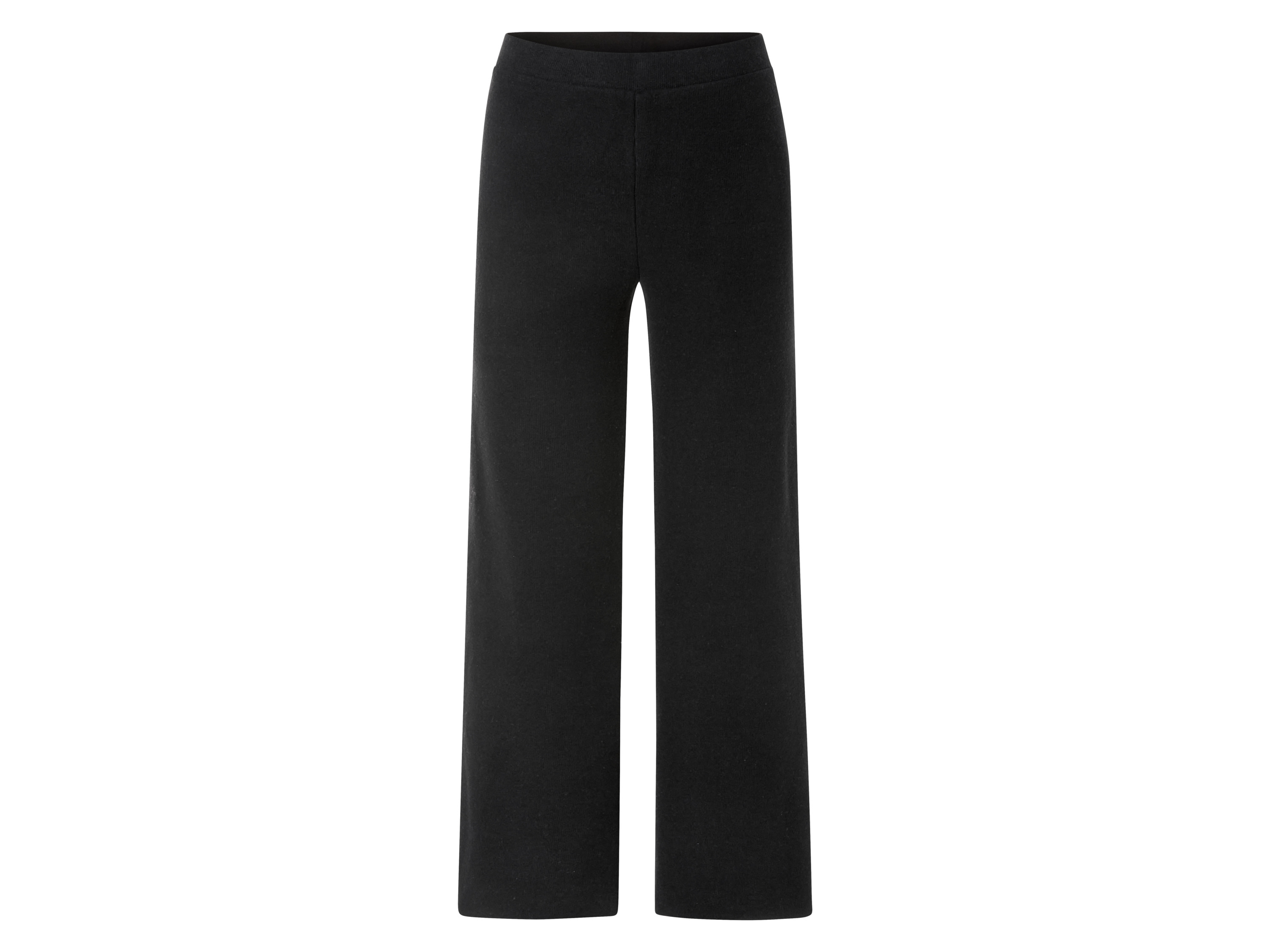 esmara® Pantalon détente femme (jambe droite, noir, S(34/36))