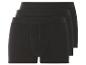 Trois boxers noirs.